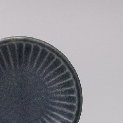 Sauce Dish 9.5cm Sunburst Dark Navy Glaze.