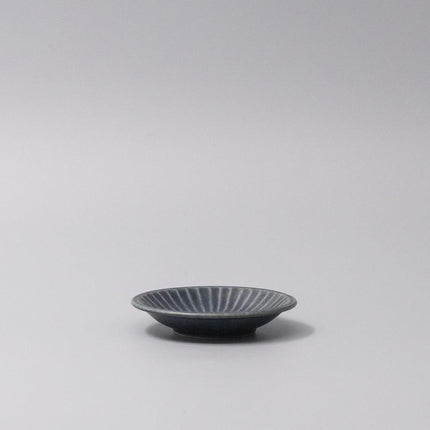 Sauce Dish 9.5cm Sunburst Dark Navy Glaze.