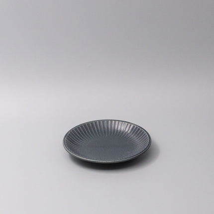 Plate 15.5cm Sunburst Dark Navy Glaze.
