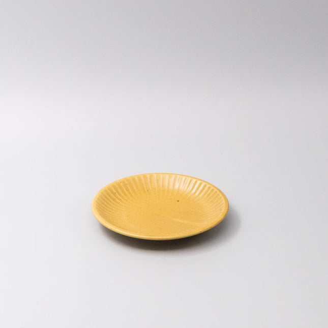 Plate 15.5cm Sunburst Turmeric Glaze.