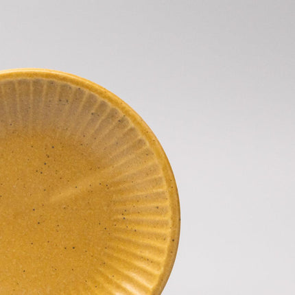 Plate 15.5cm Sunburst Turmeric Glaze.