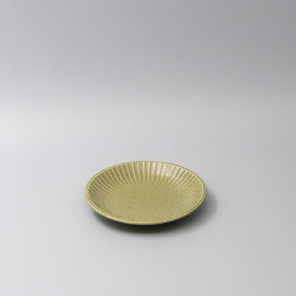 Tapas Plate 15.5cm Apple Green Glaze.