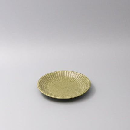 Tapas Plate 15.5cm Apple Green Glaze.