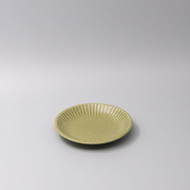 Tapas Plate 15.5cm Apple Green Glaze.