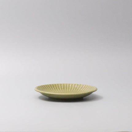 Tapas Plate 15.5cm Apple Green Glaze.