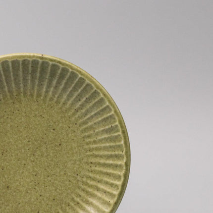 Tapas Plate 15.5cm Apple Green Glaze.