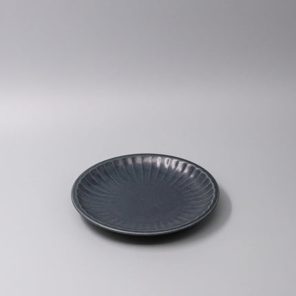 Plate 21.4cm Sunburst Navy Glaze.