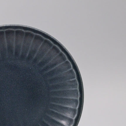Plate 21.4cm Sunburst Navy Glaze.