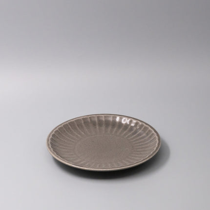Plate 21.4cm Sunburst Dove Glaze.