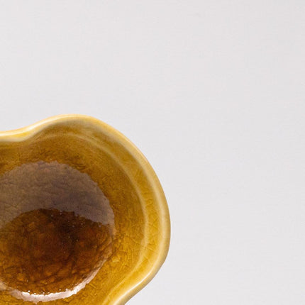 Sauce Bowl 40ml Amane Amber Glaze.