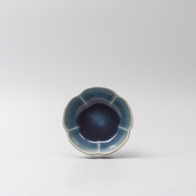 Sauce Dish 12.5cm Amane Sapphire Glaze.