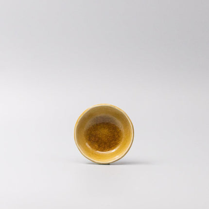 Sauce Dish 9cm Amane Amber Glaze.