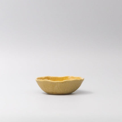 Bowl Oval 13cm Amane Amber Glaze.