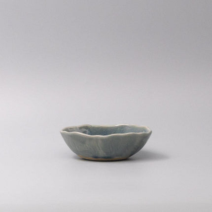 Bowl Oval 13.5cm Amane Sapphire Glaze.