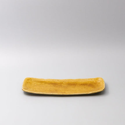 Plate Sashimi 31cm Amane Amber Glaze.