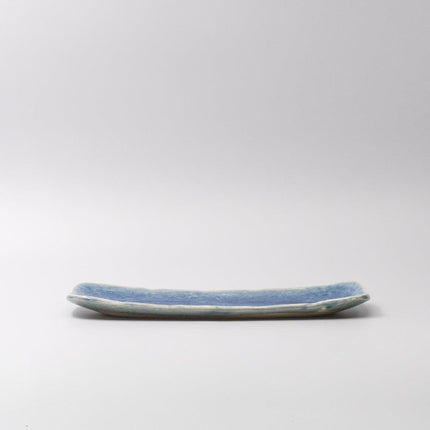 Plate Sashimi 31cm Amane Sapphire Glaze.