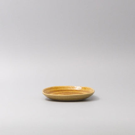 Plate 13.5cm Amane Amber Glaze.