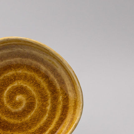 Plate 13.5cm Amane Amber Glaze.