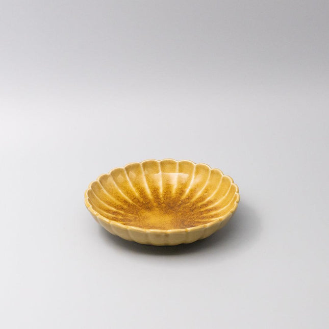 Bowl 19cm Amane Amber Glaze.