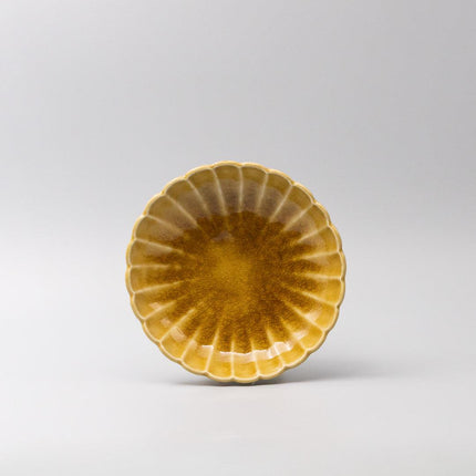 Bowl 19cm Amane Amber Glaze.