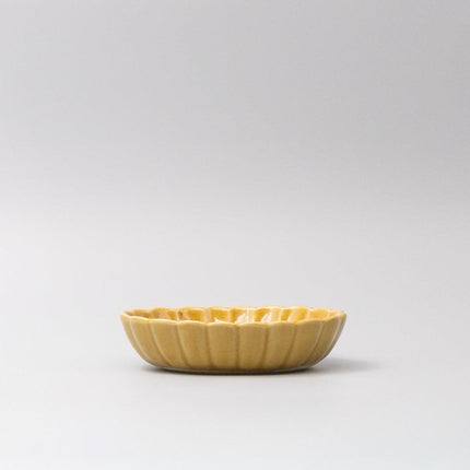 Bowl Oval 16cm Amane Amber Glaze.