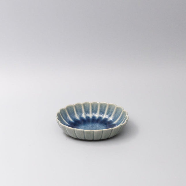 Bowl Oval 16cm Amane Sapphire Glaze.