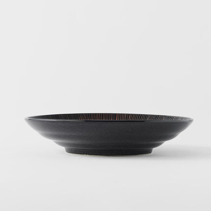 Serving Bowl 28.5cm Bronze Converging Glaze.