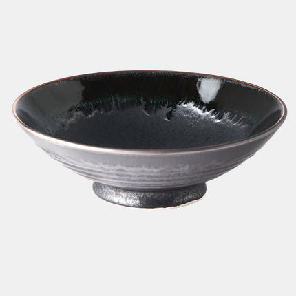 Ramen Bowl 24cm Matt Black Glaze.