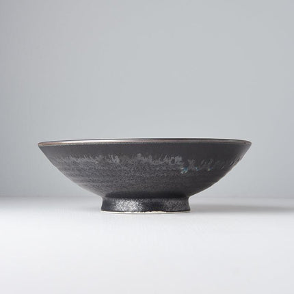 Ramen Bowl 24cm Matt Black Glaze.