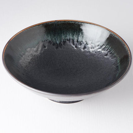 Ramen Bowl 24cm Matt Black Glaze.