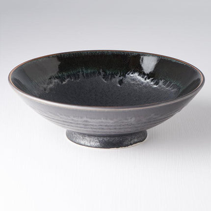 Ramen Bowl 24cm Matt Black Glaze.