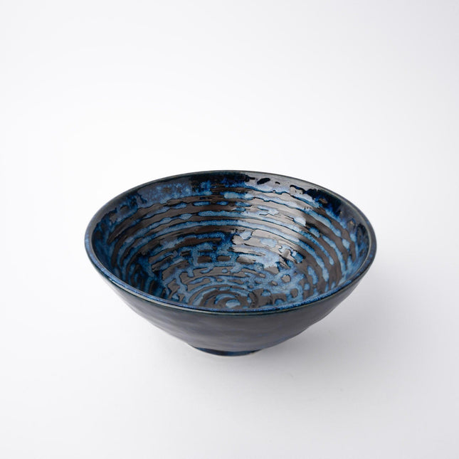 Bowl 15cm Copper Swirl Glaze.