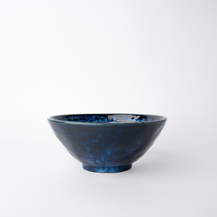 Bowl 15cm Copper Swirl Glaze.