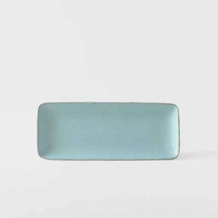 Sashimi Plate 29cm Soda Blue Glaze.