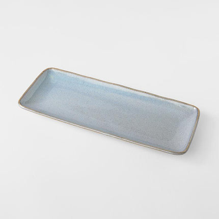 Sashimi Plate 29cm Steel Grey Glaze.