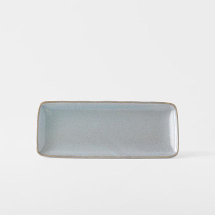 Sashimi Plate 29cm Steel Grey Glaze.