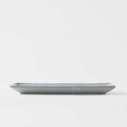 Sashimi Plate 29cm Steel Grey Glaze.