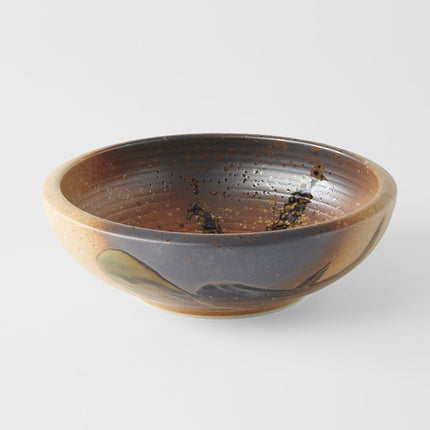 Bowl Thick Edge 20cm Wabi Sabi Glaze.
