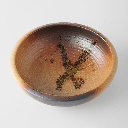 Bowl Thick Edge 20cm Wabi Sabi Glaze.