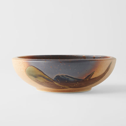 Bowl Thick Edge 20cm Wabi Sabi Glaze.