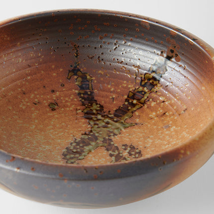 Bowl Thick Edge 20cm Wabi Sabi Glaze.