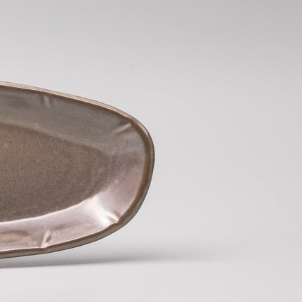 Organic Triangular Plate 27cm.