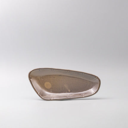 Organic Triangular Plate 27cm.