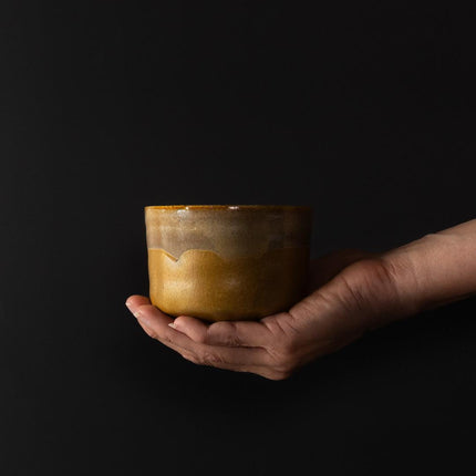 Matcha Tea Bowl 10cm Caramel.