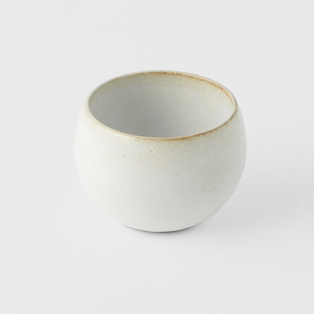 Cup Round 180ml Oatmeal Glaze.