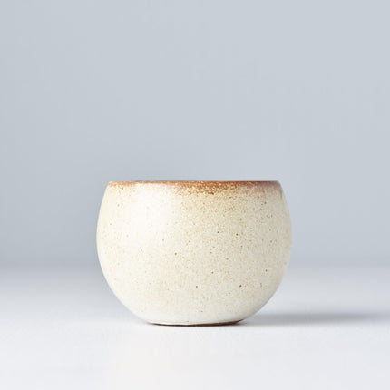 Cup Round 180ml Oatmeal Glaze.