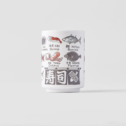 Sushi Mug 250ml Fish Design.
