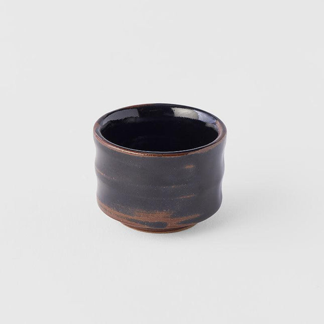 Sake Cup Ochoko 40ml Tenmokku Black Glaze.