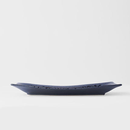 Platter Rectangular 33cm Black Pearl Glaze.