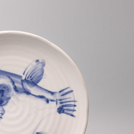 Serving Platter 29cm Fugu Design.